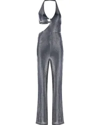 ROTATE Birger Christensen Neckholder-Jumpsuit Blau