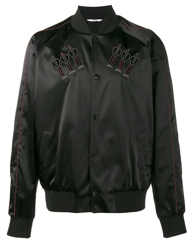 Valentino Garavani Love Blade' Bomberjacke - Schwarz Schwarz