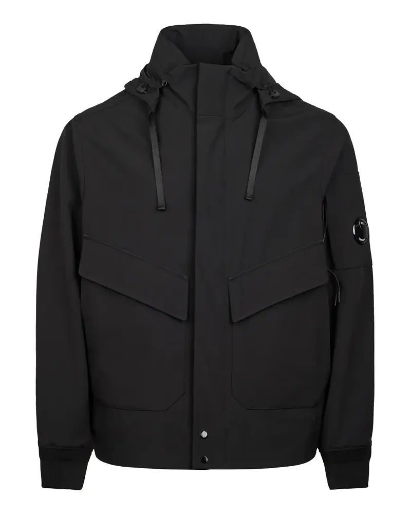 C.P. Company black hooded jacket - Schwarz Schwarz