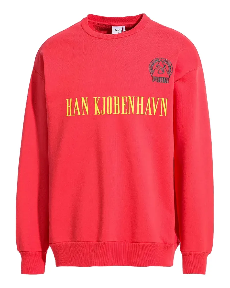 Puma x Han Kjøbenhavn Sweatshirt mit rundem Ausschnitt - Rot Rot