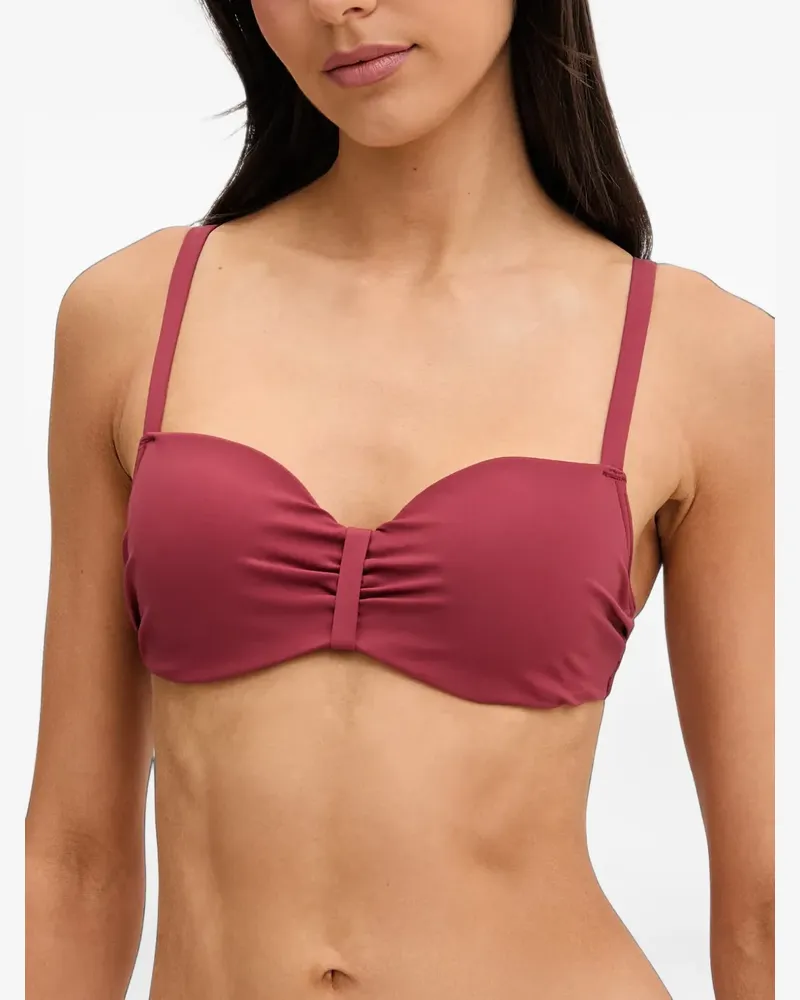 Chantelle Icon Bikinioberteil mit Raffung - Rot Rot