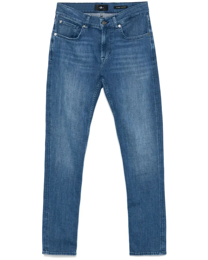 7 for all mankind Slimmy Tapered-Jeans - Blau Blau