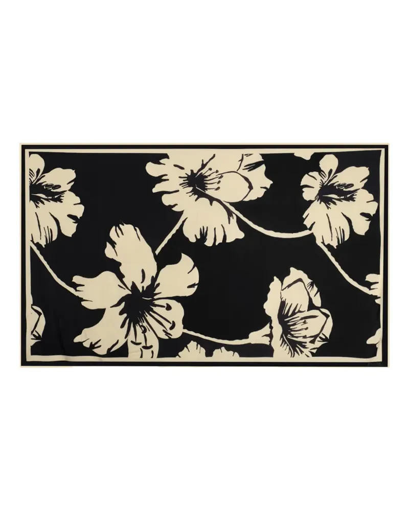 Johanna Ortiz Astromelia Schal aus Seide - Schwarz Schwarz