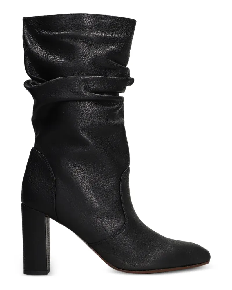 Chie Mihara Kniehohe Eychel Stiefel mit gerafftem Schaft - Schwarz Schwarz