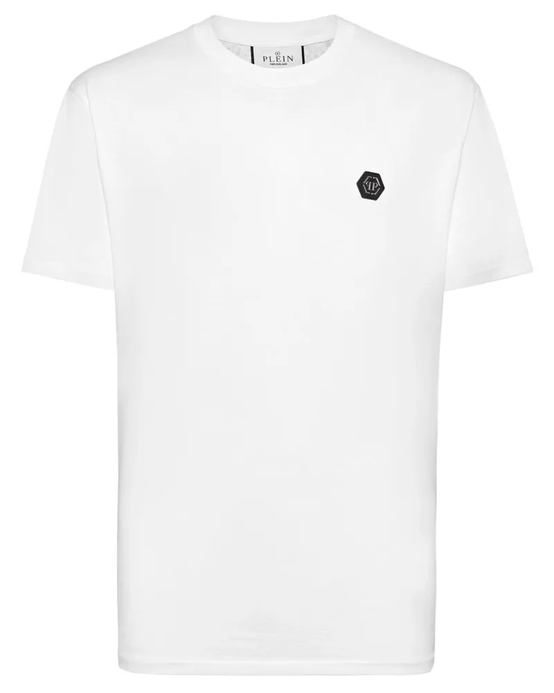 Philipp Plein T-Shirt mit Kristallen - Weiß Weiß