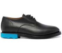 Derby-Schuhe mit Kontrastsohle