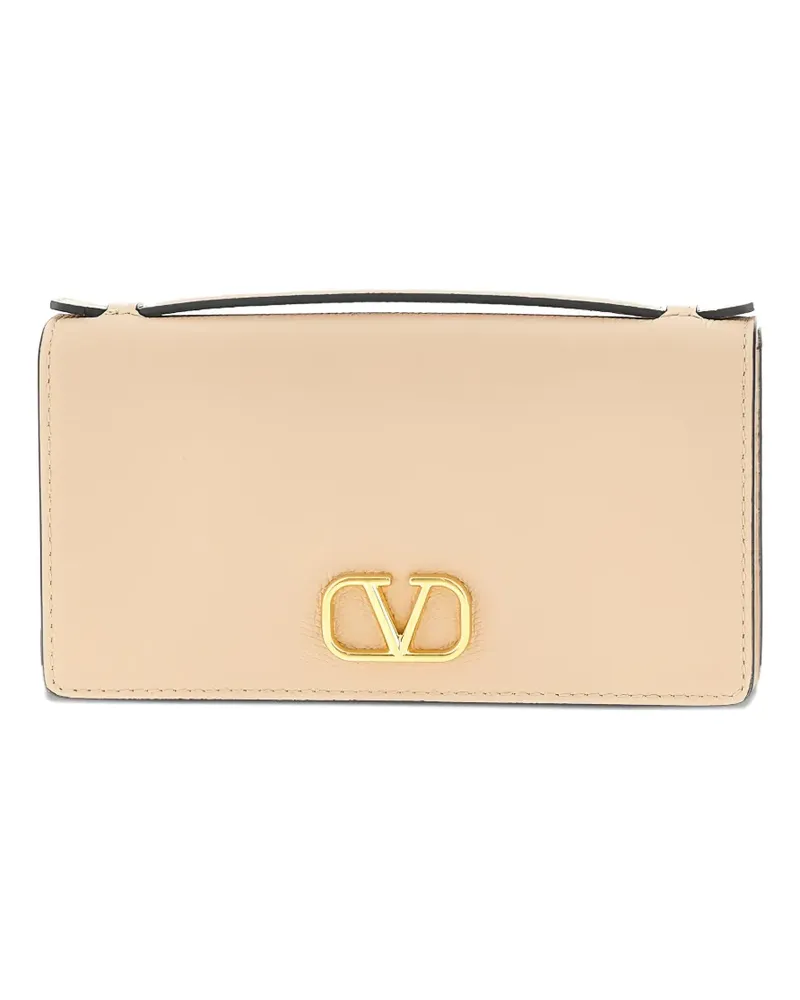 Valentino Garavani VLogo chain tote bag - Nude Nude