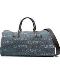 Lanvin x Future Reisetasche mit Monogrammmuster Blau