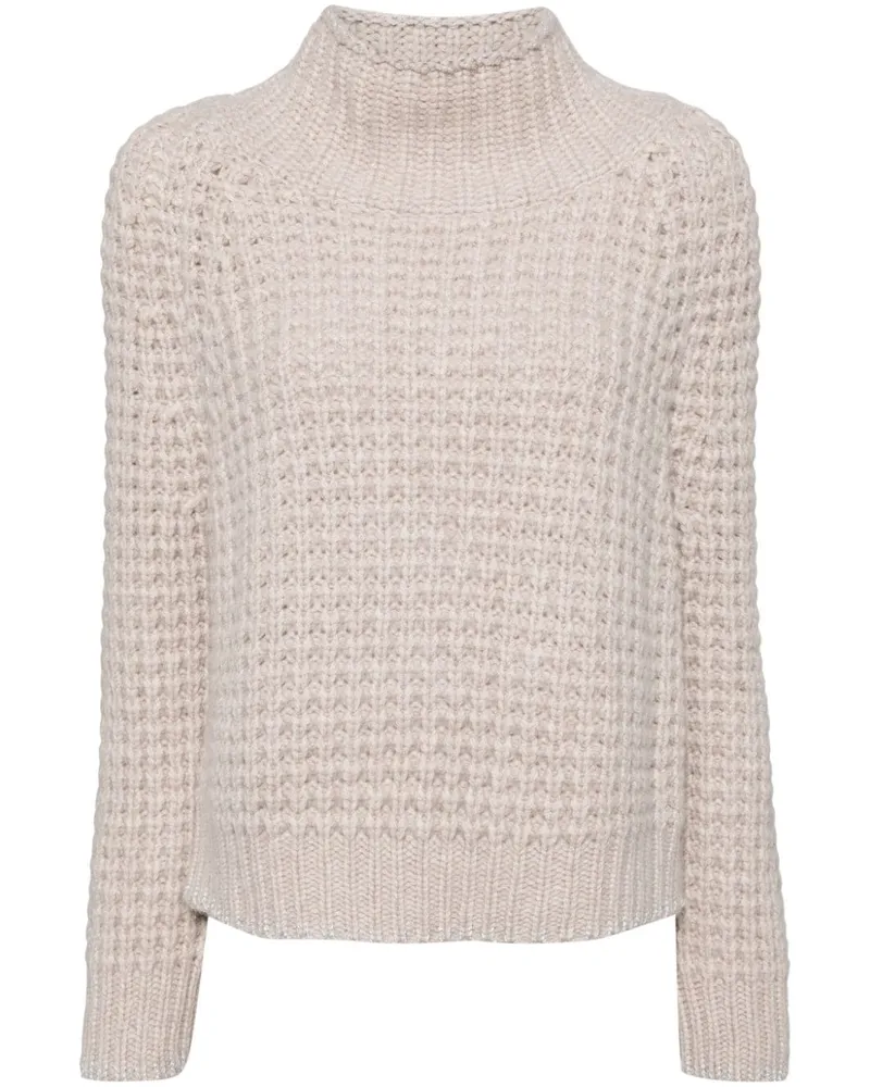 N.Peal Rollkragenpullover aus Kaschmir - Nude Nude