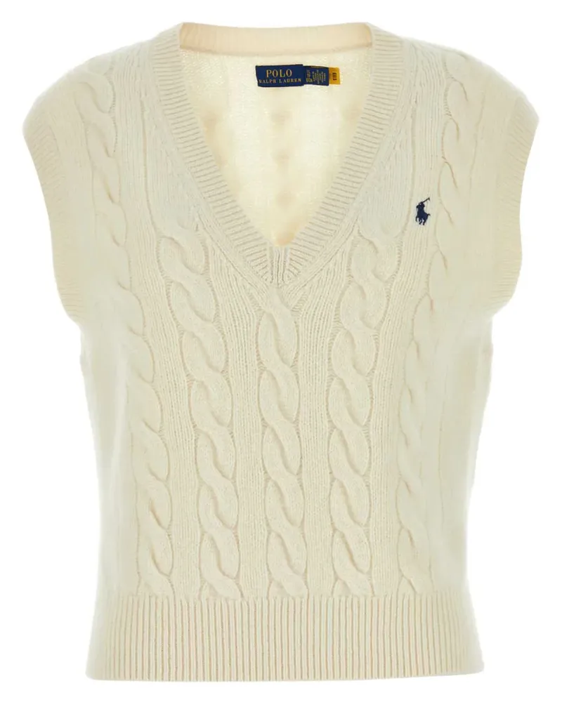 Ralph Lauren Pullunder mit Polo Pony-Stickerei - Nude Nude