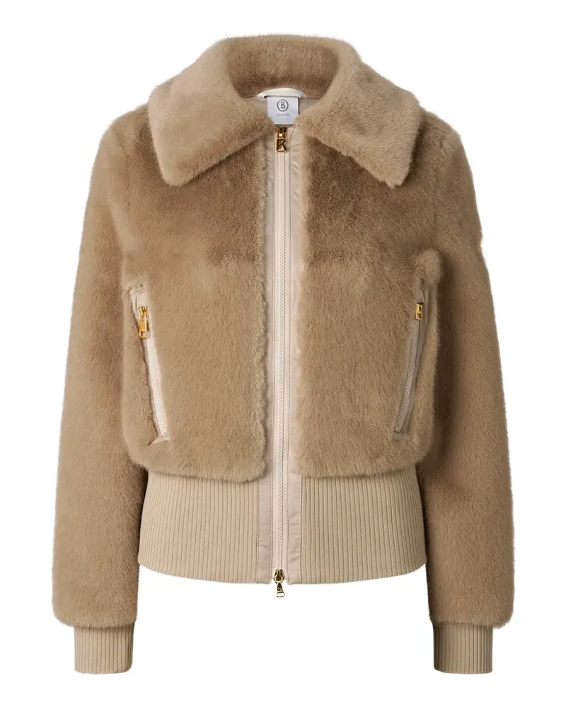 Bogner Jolyna Jacke aus Faux Fur - Nude Nude