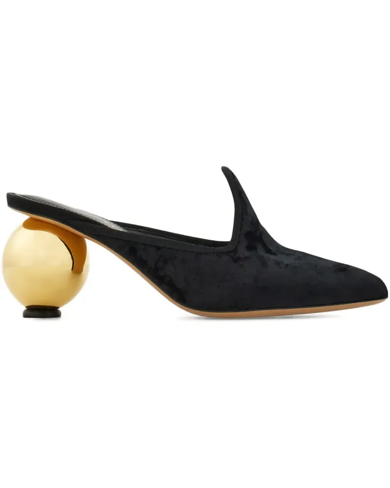 Ferragamo Mules, 70mm - Schwarz Schwarz