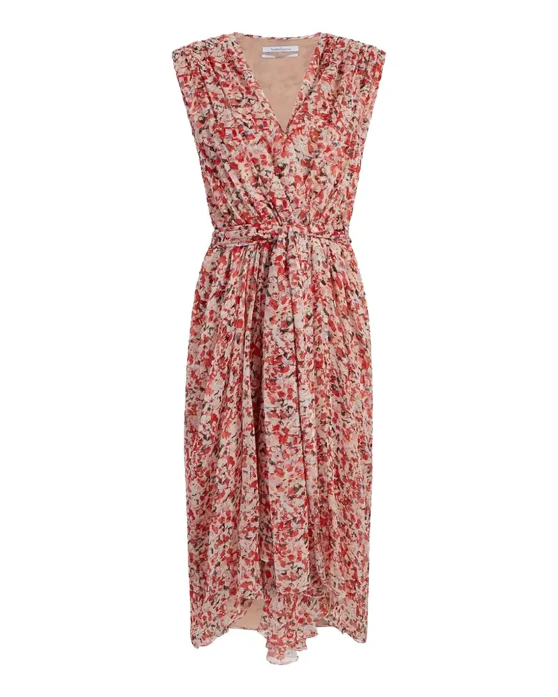 Another Tomorrow gathered-detail asymmetric dress - Rosa Rosa