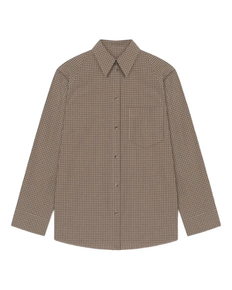 Nanushka Arleen Hemd mit Brusttasche - Braun Braun