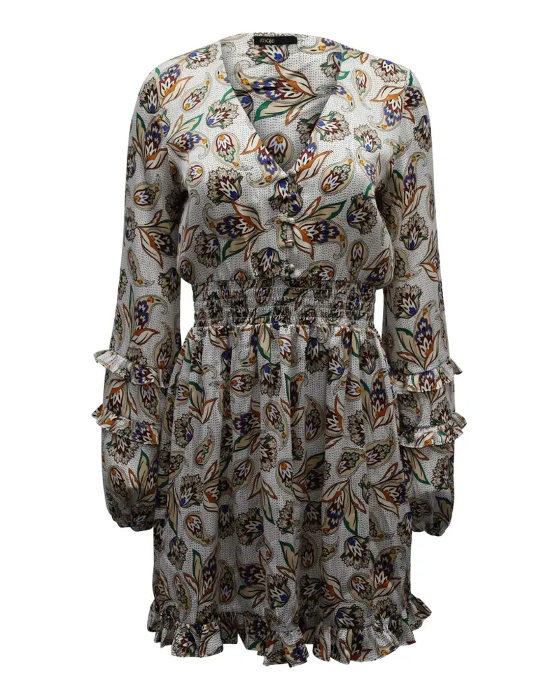 Maje Kleid mit Paisleymuster - Nude Nude