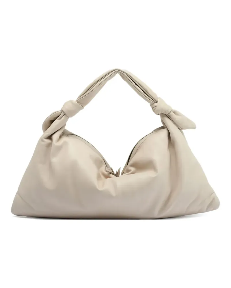 Officine Creative Italia Bolina Schultertasche mit Knoten - Nude Nude