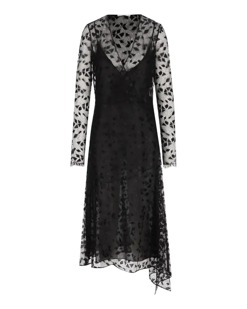 Fendi black cuneo lace dress - Schwarz Schwarz