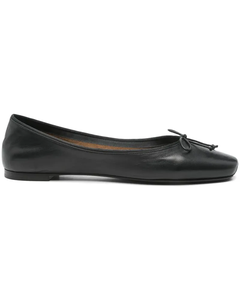 KHAITE Charlotte Ballerinas - Schwarz Schwarz