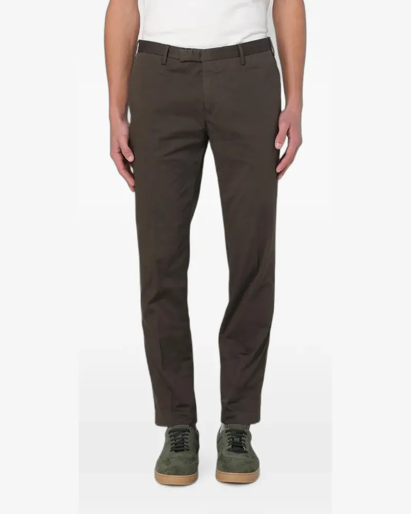 PT TORINO cotton trousers - Braun Braun