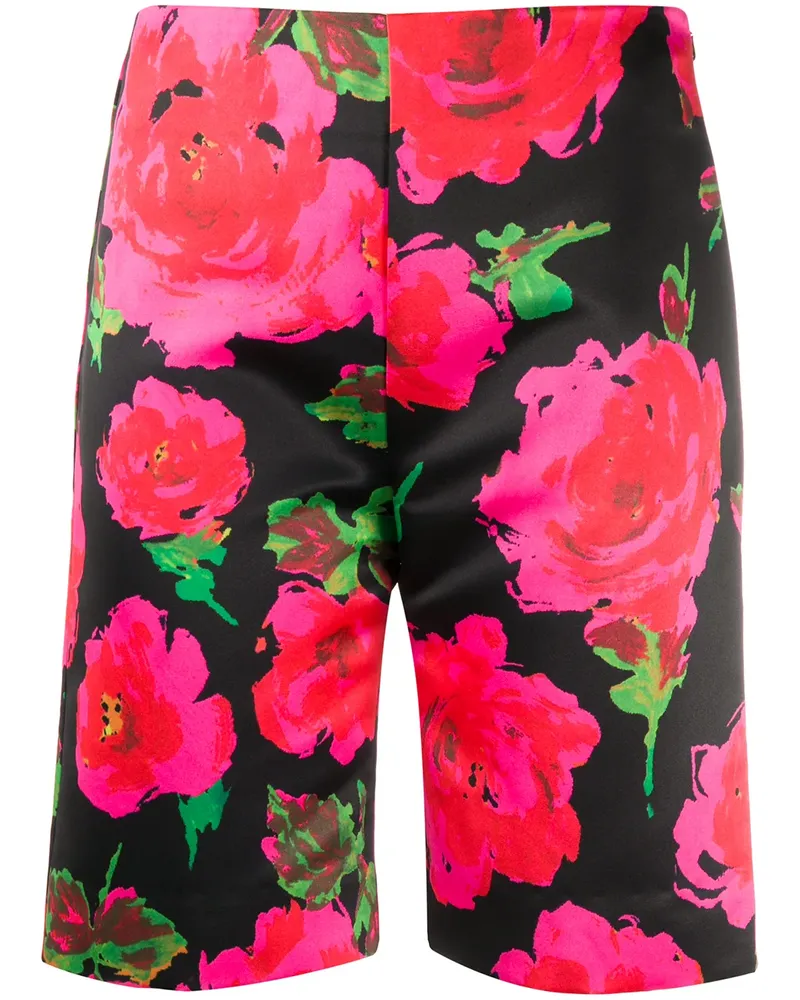 Richard Quinn Shorts mit Blumen-Print - Rosa Rosa