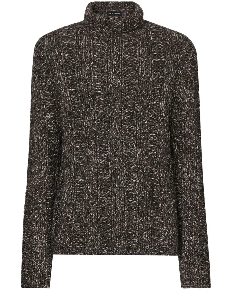 Dolce & Gabbana Grob gestrickter Pullover - Grau Grau