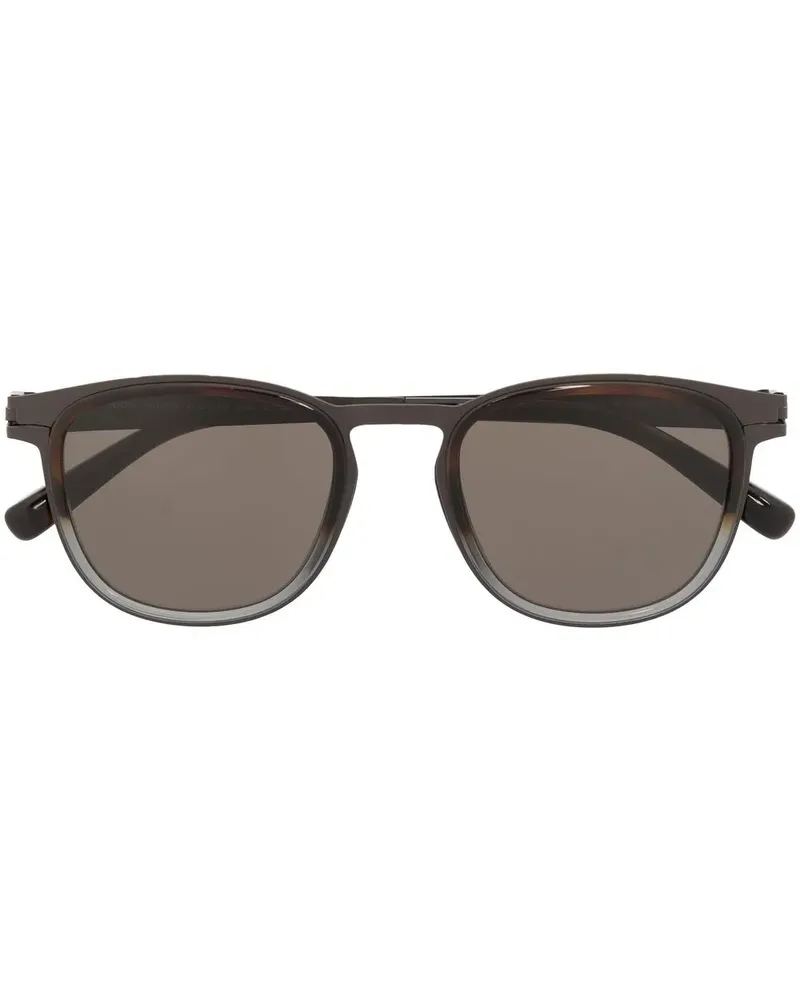 Mykita Eckige Cantara Sonnenbrille - Braun Braun