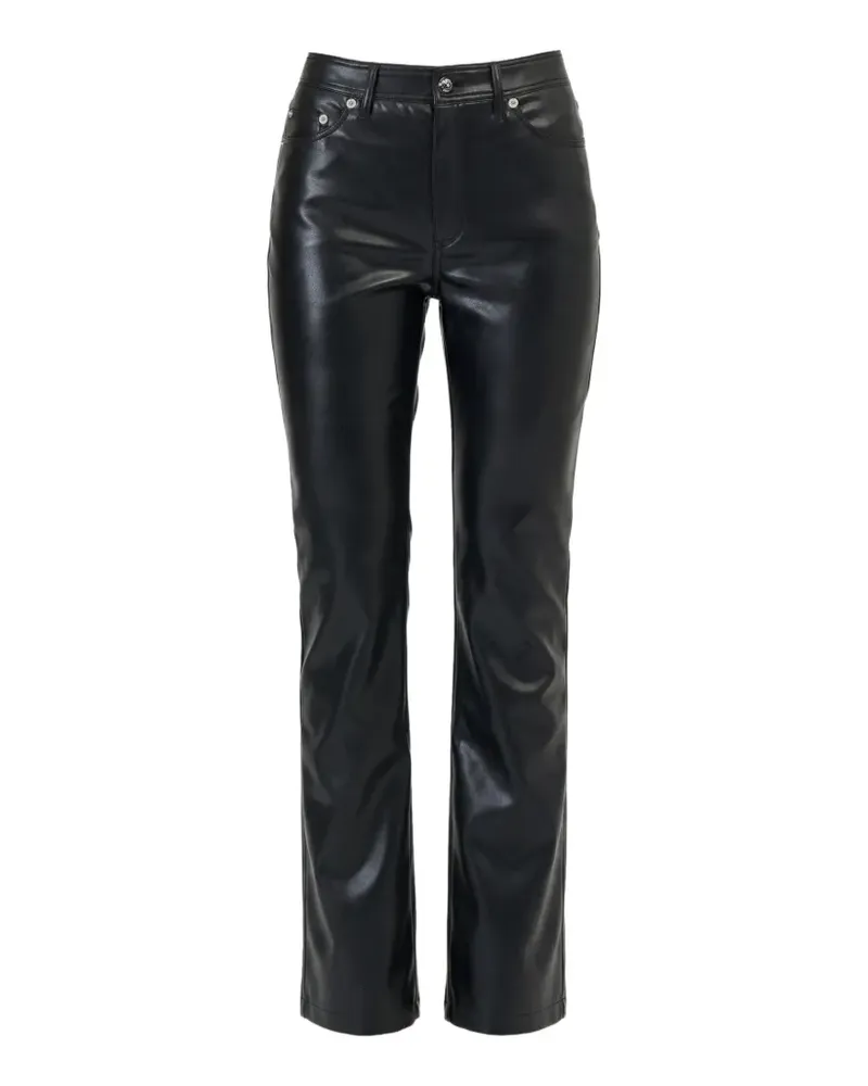 Cinq à Sept Stevie Hose aus Faux-Leder - Schwarz Schwarz