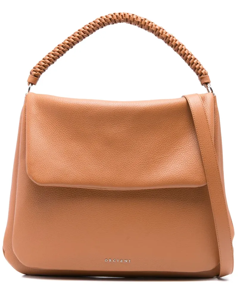 Orciani Große Diana Sense Schultertasche - Braun Braun