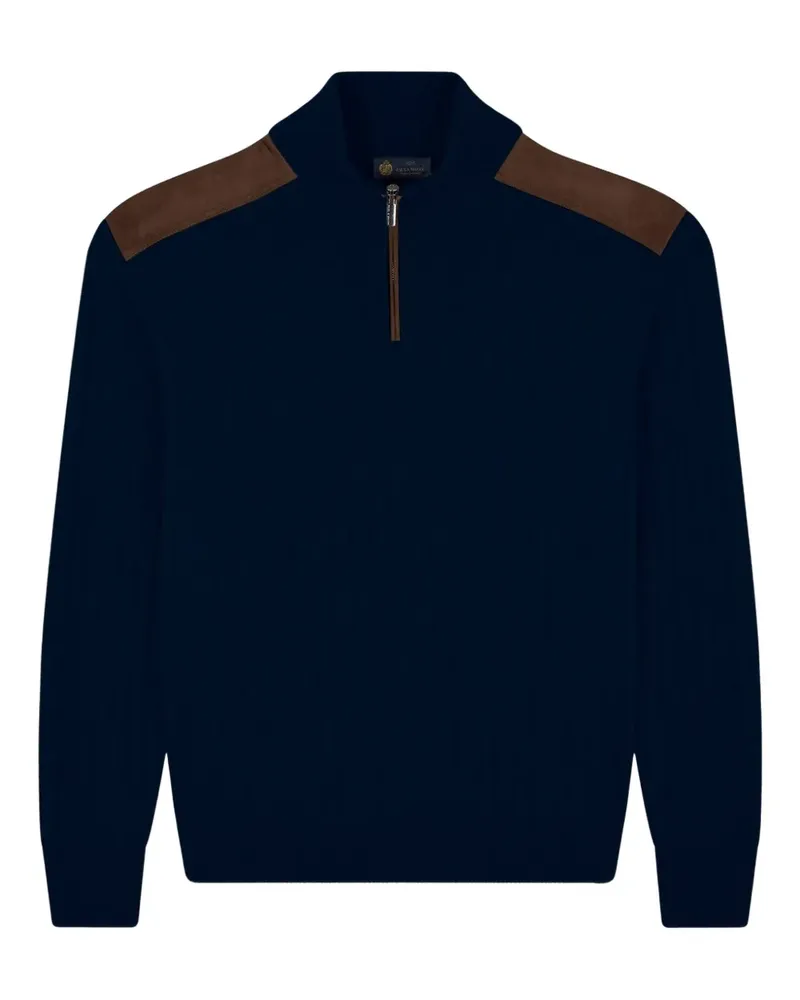 Paul & Shark Pullover mit Reißverschluss - Blau Blau