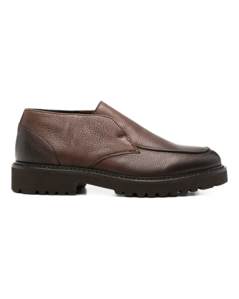 Doucal´s Desert-Boots aus strukturiertem Leder - Braun Braun