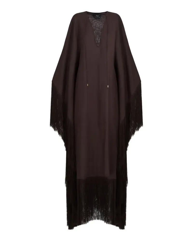 Taller Marmo Empty Quarter fringed kaftan dress - Braun Braun