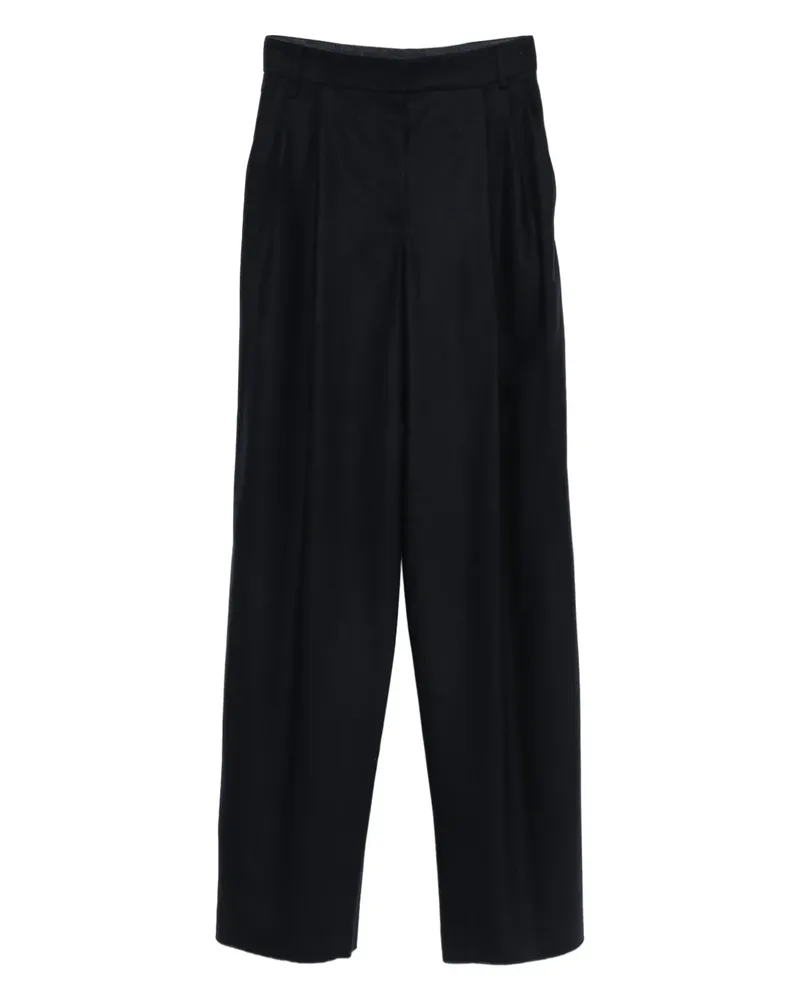 Emporio Armani Plissierte Hose - Schwarz Schwarz