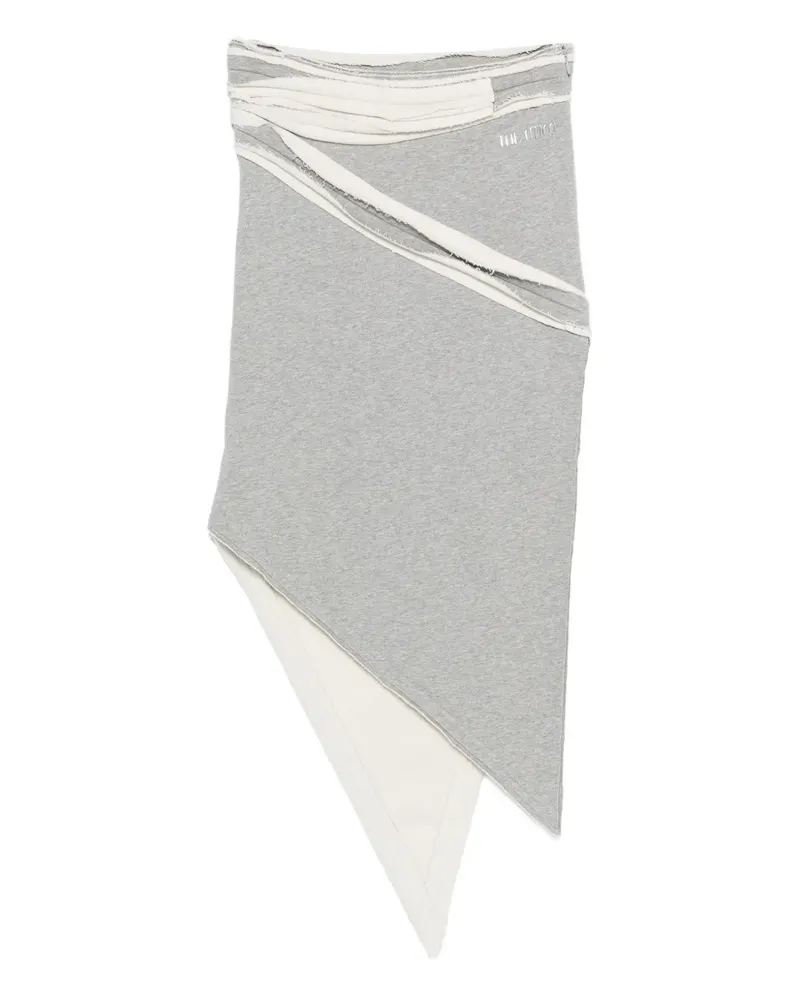 ATTICO Asymmetrischer Midirock - Grau Grau