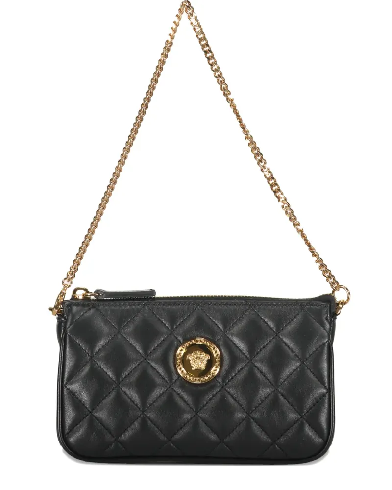 Versace Mini Tasche mit Steppung - Schwarz Schwarz