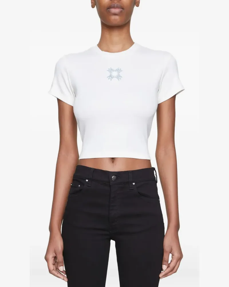Amiri T-Shirt mit Stickerei - Weiß Weiß