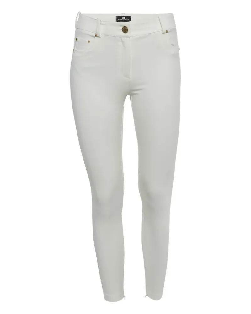 Elisabetta Franchi slim-fit trousers - Weiß Weiß
