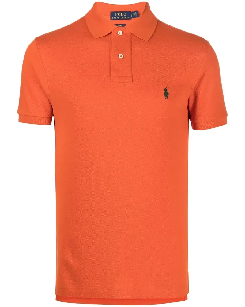 Ralph Lauren Poloshirt mit Logo-Stickerei - Orange Orange
