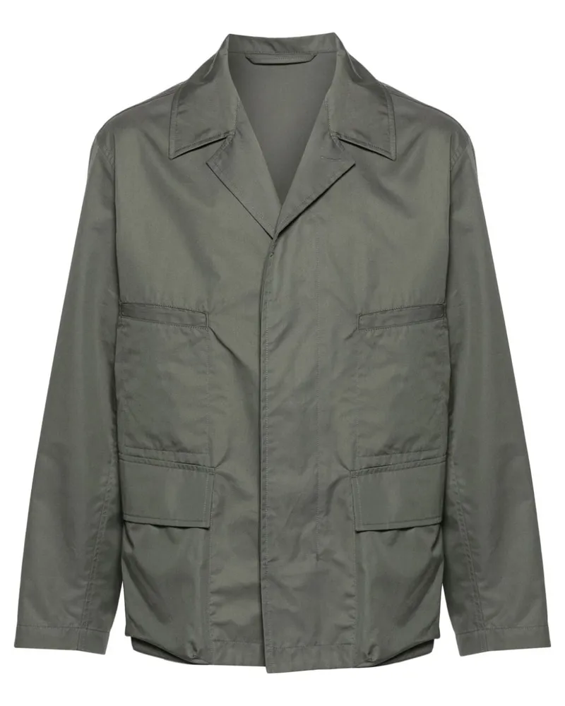 Christophe Lemaire Cargojacke mit Knöpfen - Grau Grau