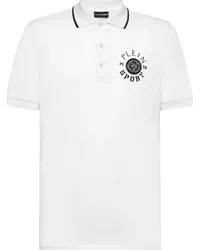 Philipp Plein Poloshirt mit Logo-Applikation Weiß