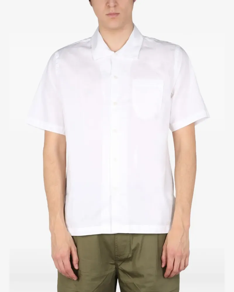 Universal Works short-sleeve shirt - Weiß Weiß