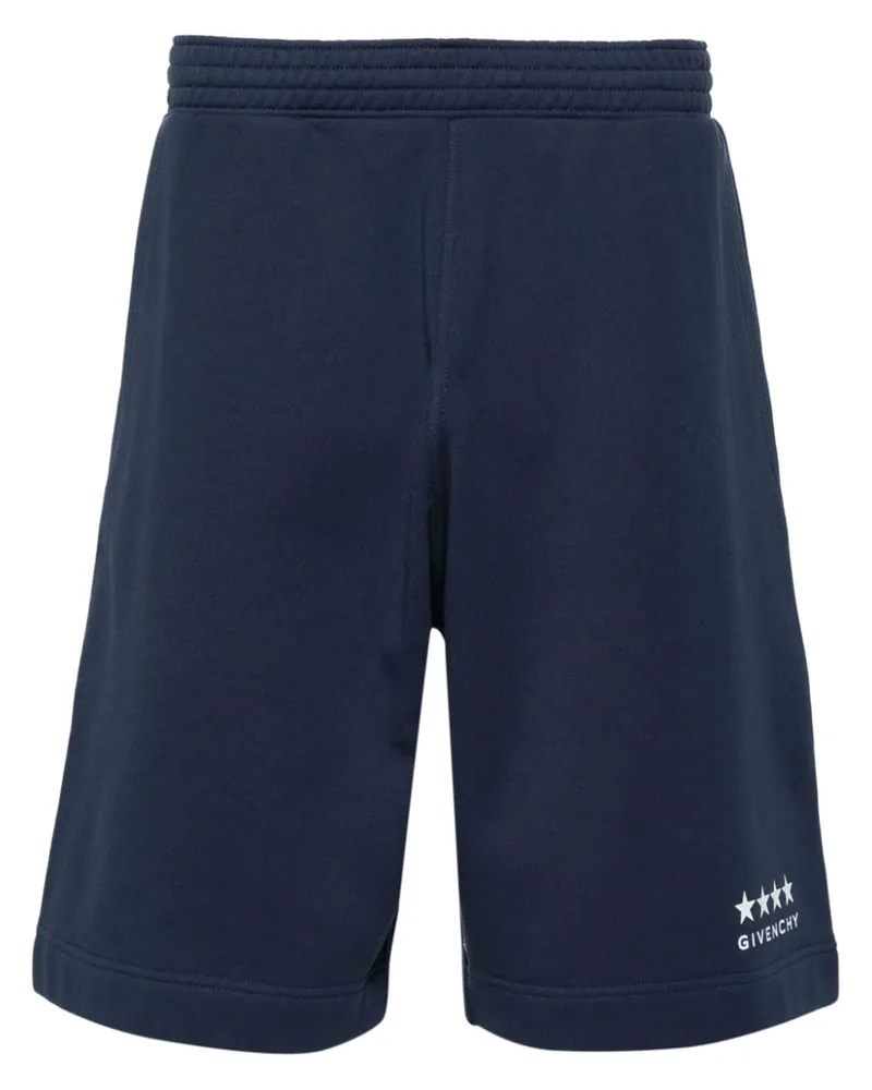 Givenchy Shorts mit Logo-Print - Blau Blau