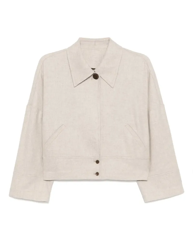 N.Peal Jacke aus Kaschmir - Nude Nude