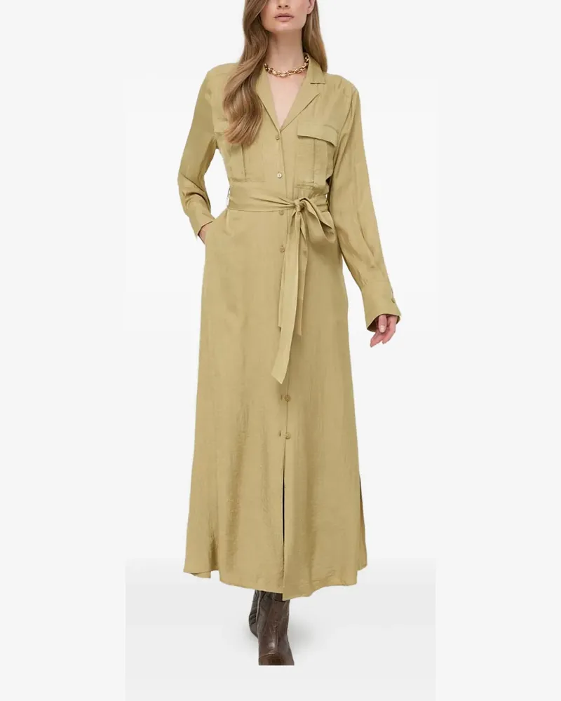IVY & OAK Hemdkleid mit Gürtel - Grün Grün