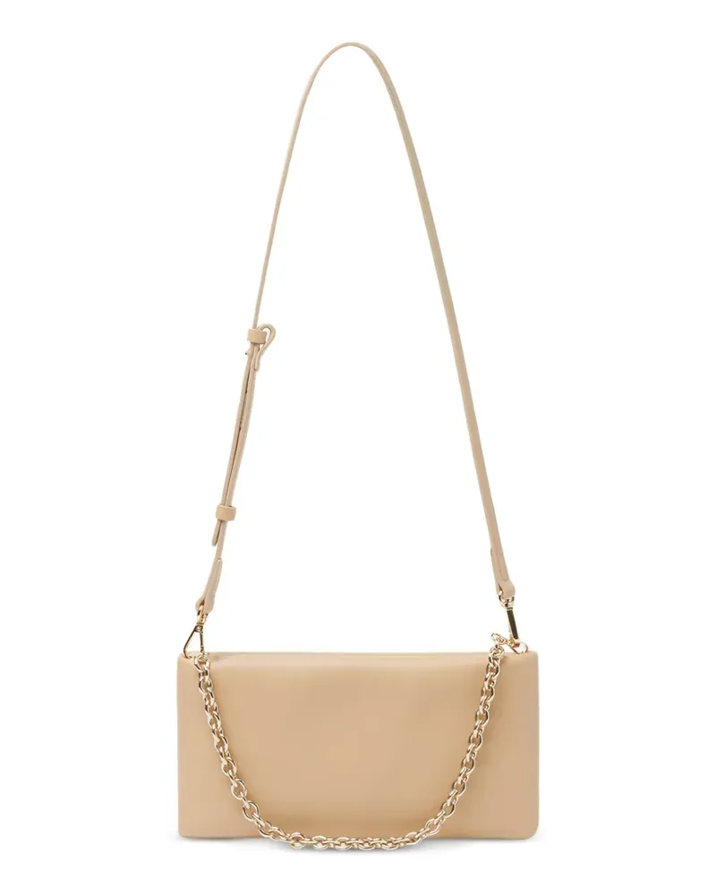 Fabiana Filippi Schultertasche mit Kettenriemen - Nude Nude