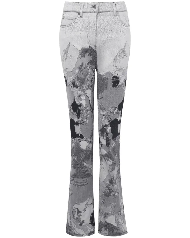 Ports 1961 Jeans mit abstraktem Muster - Grau Grau