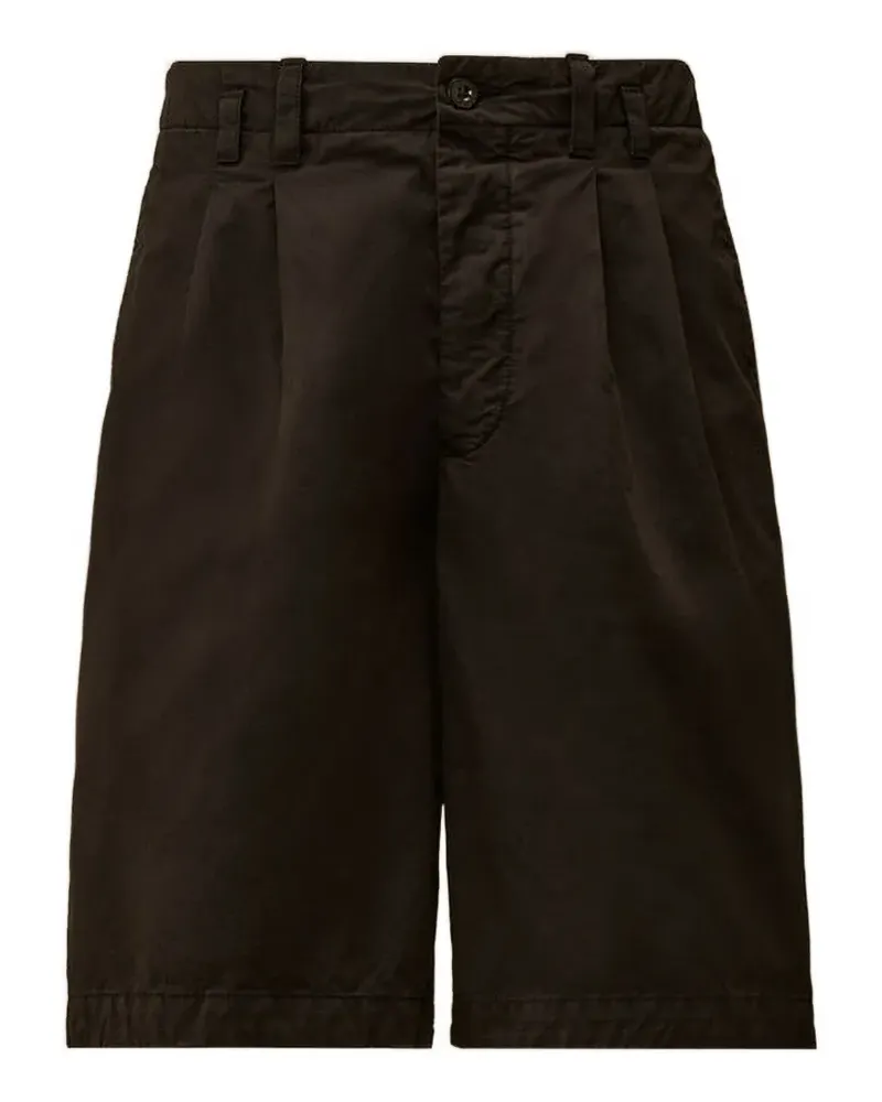 C.P. Company Shorts mit Bundfalten - Schwarz Schwarz
