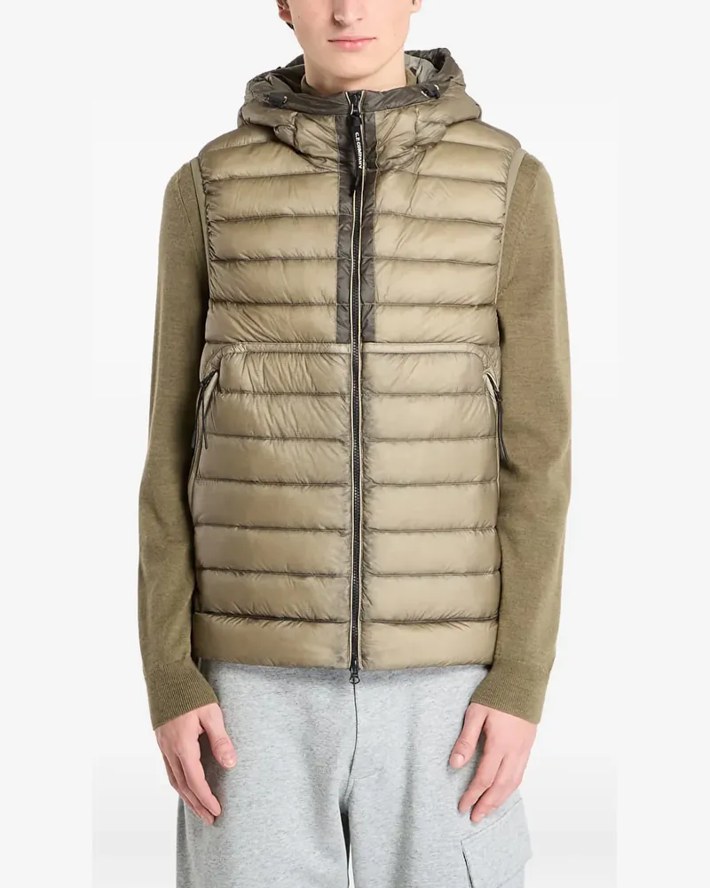 C.P. Company hooded zip vest - Nude Nude