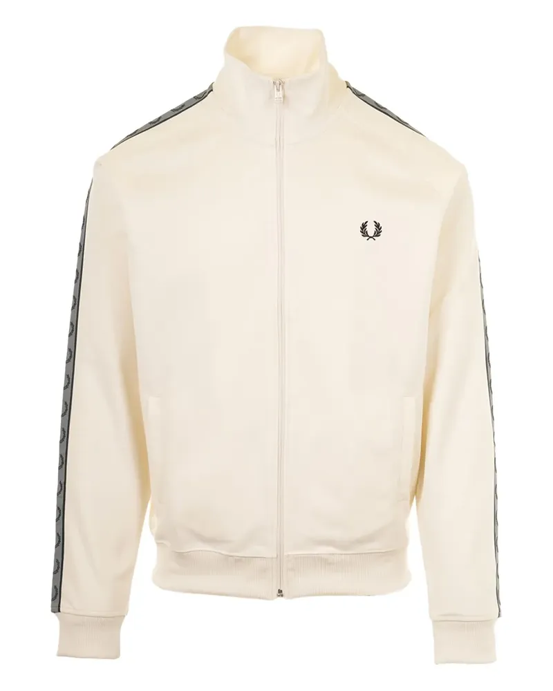 Fred Perry Reißverschluss-Pullover mit Logo-Detail - Nude Nude
