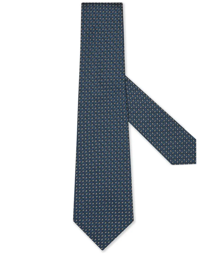 Ermenegildo Zegna Krawatte aus Seide - Blau Blau