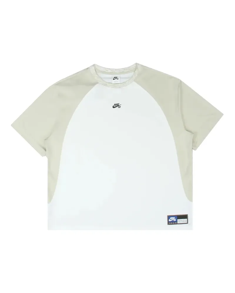 Nike Dri-FIT T-Shirt mit Raglanärmeln - Weiß Weiß